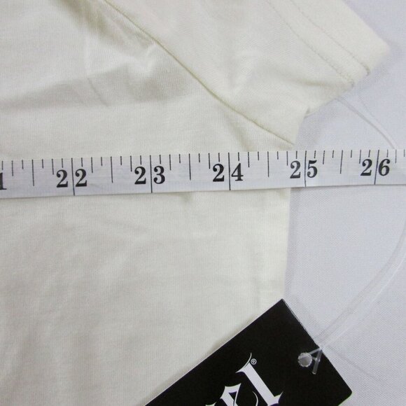 Cruel Women's XL Short Sleeve Notch Neck Bronc Rider Graphic Boxy T-Shirt Cream - Picture 3 of 4